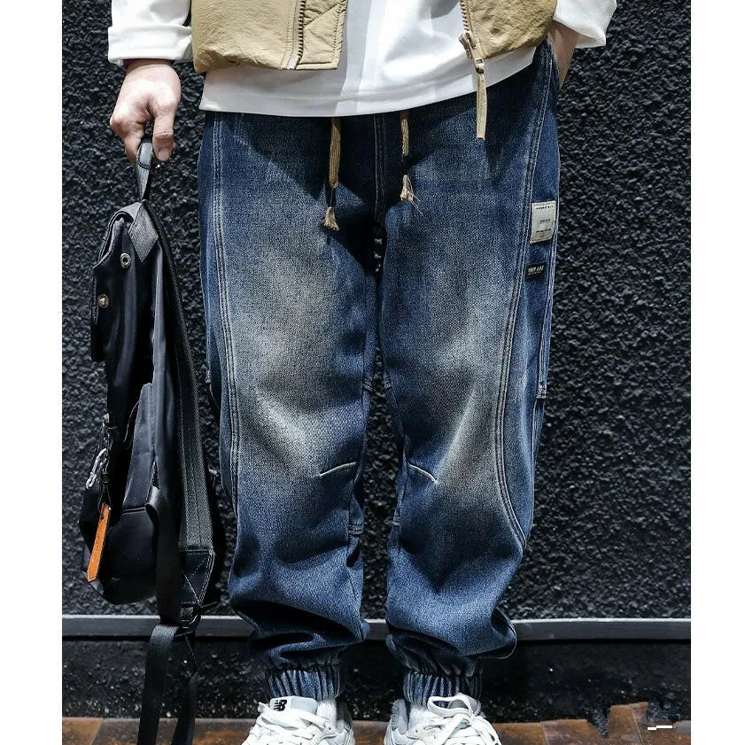 Loose Side Design Jeans Pants P0034