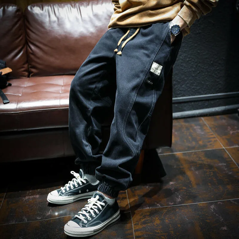 Loose Side Design Jeans Pants P0034