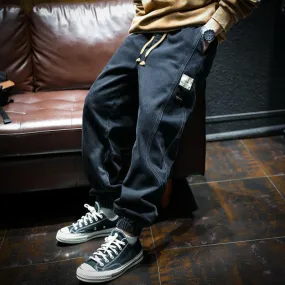 Loose Side Design Jeans Pants P0034