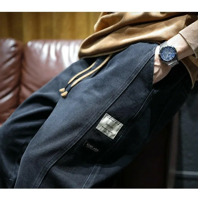 Loose Side Design Jeans Pants P0034