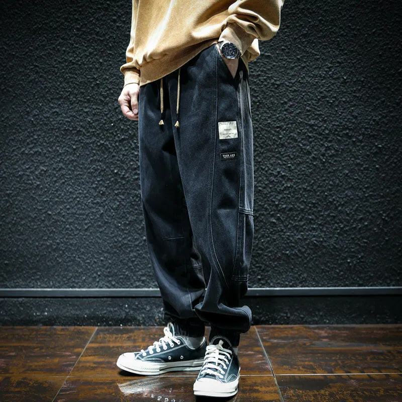 Loose Side Design Jeans Pants P0034