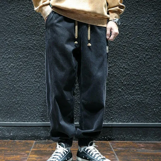 Loose Side Design Jeans Pants P0034