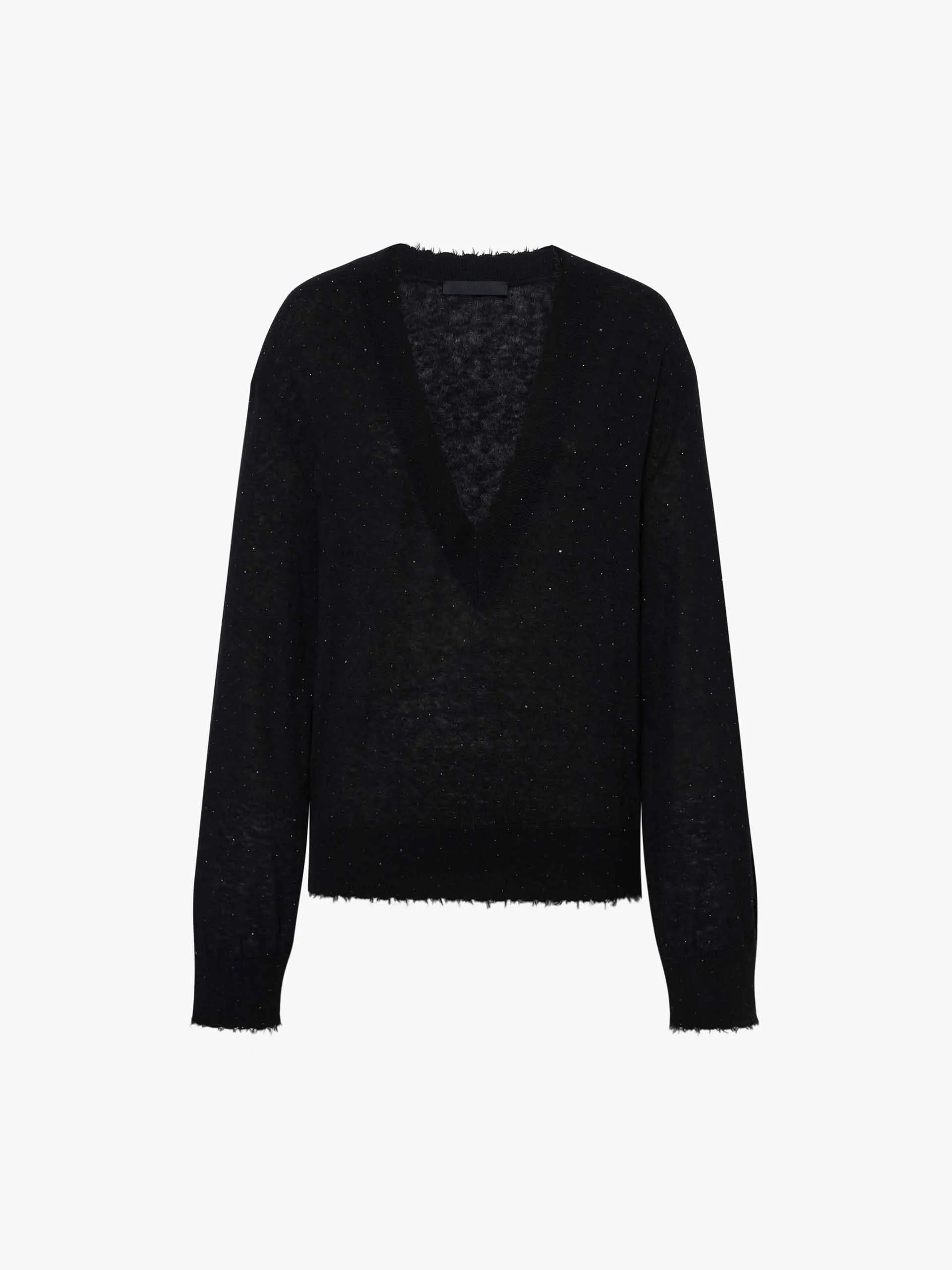 Loose V-neck Knit Sweater