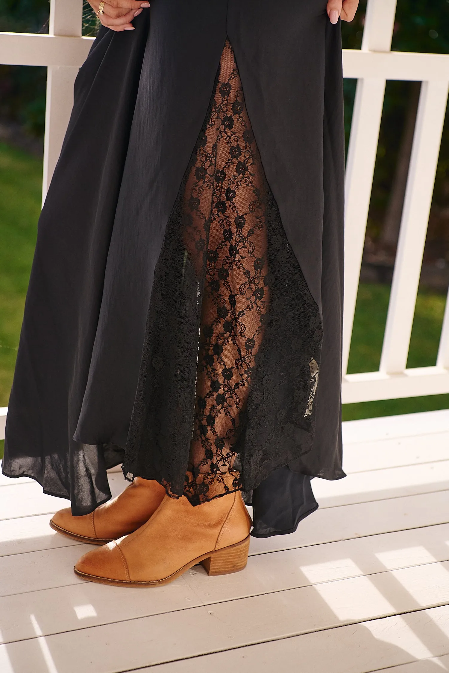 Make You Mine Half Slip - Black ~ Free People