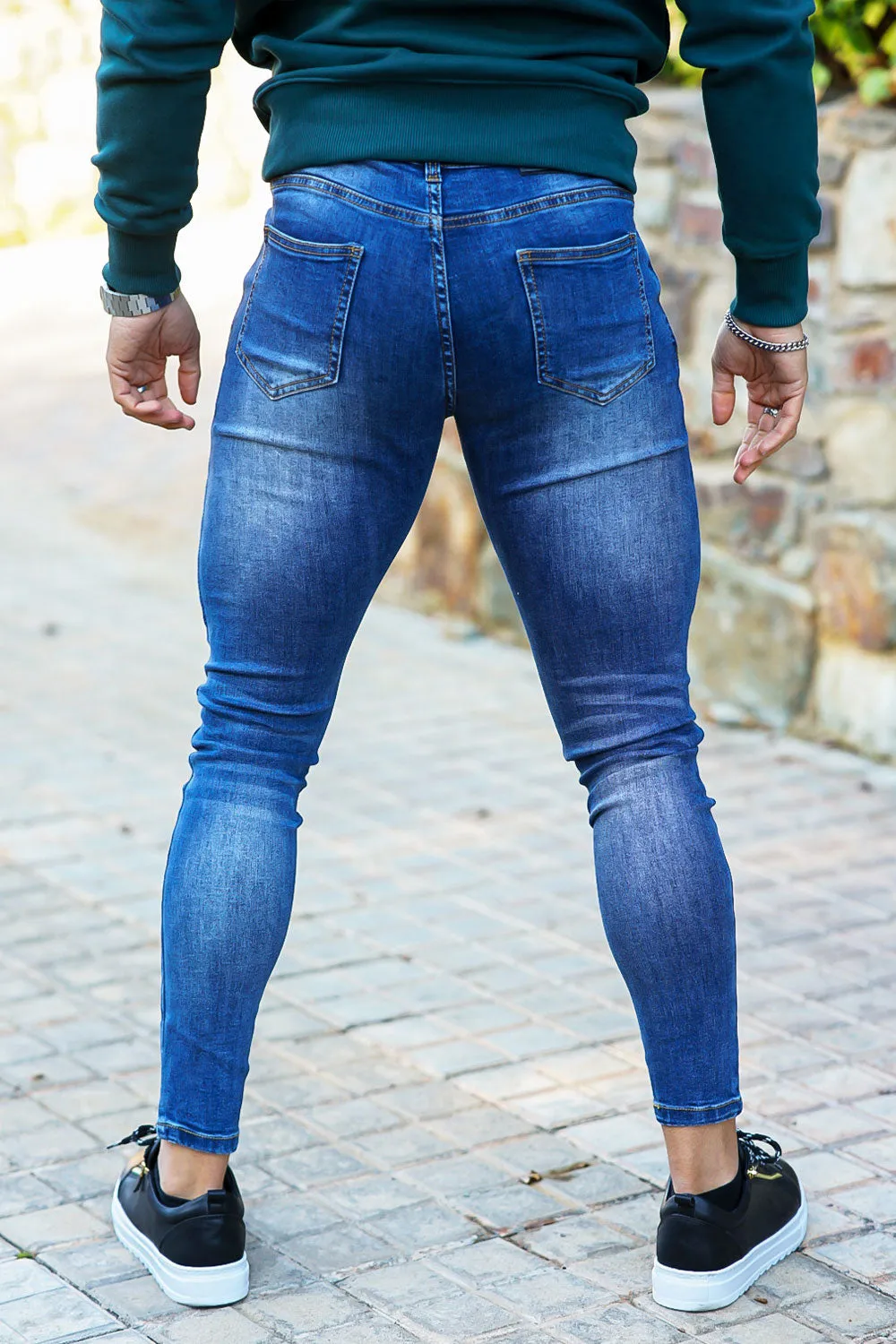 Men's Super Skinny Blue Jean