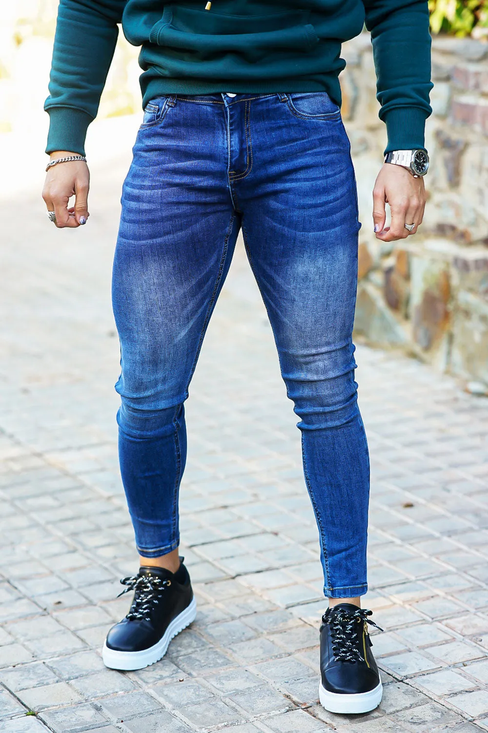 Men's Super Skinny Blue Jean