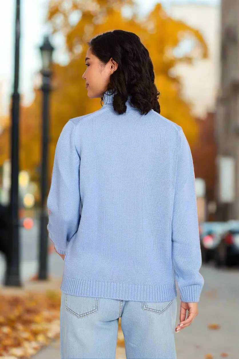 Mock Neck Regular Fit Pullover