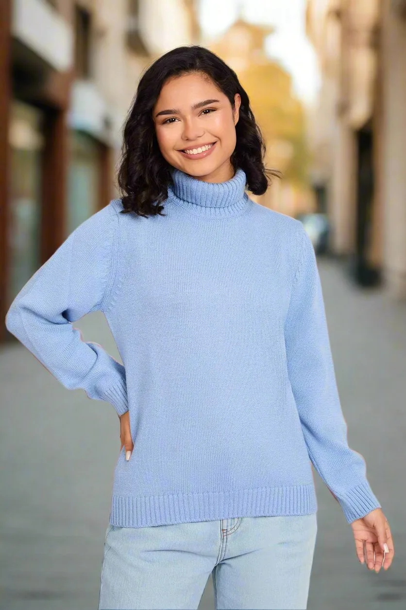 Mock Neck Regular Fit Pullover