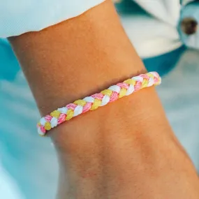 Multi Braided Bracelet Strawberry Lemonade