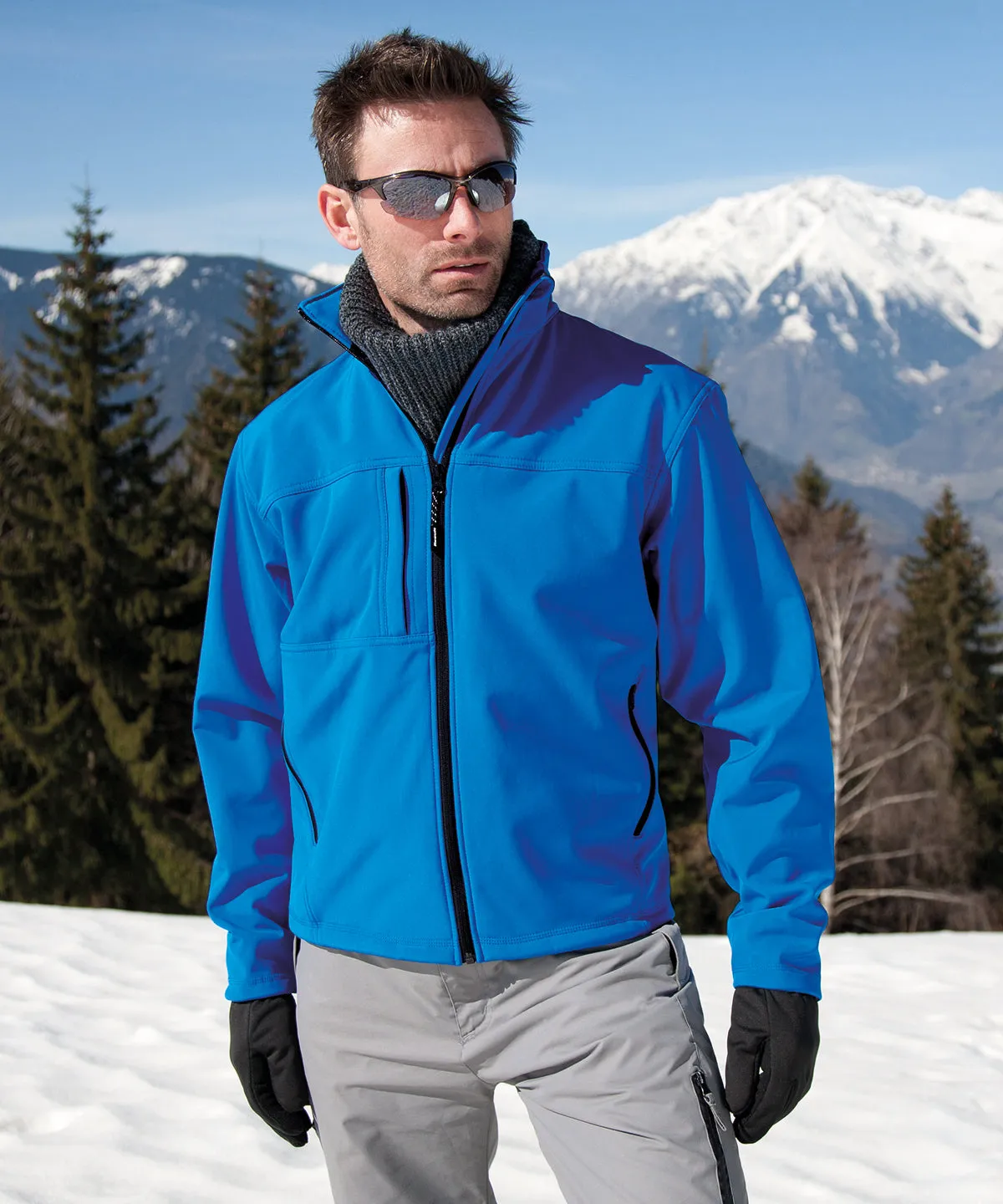Navy* - Classic softshell jacket