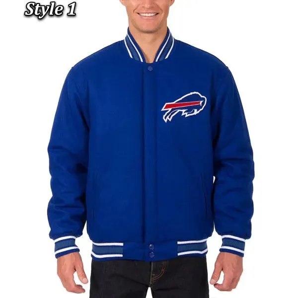 NFL Buffalo Bills Royal Varsity Wool Jacket