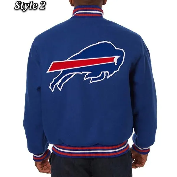 NFL Buffalo Bills Royal Varsity Wool Jacket