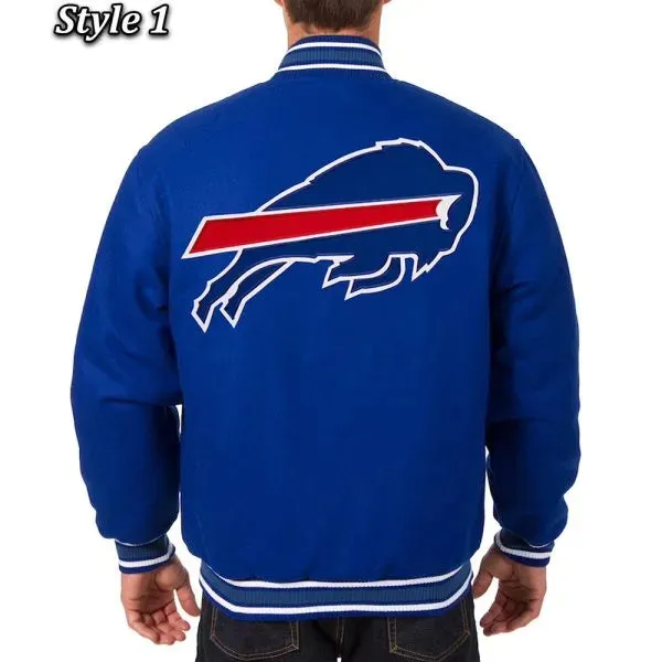 NFL Buffalo Bills Royal Varsity Wool Jacket