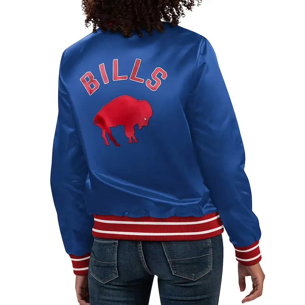 NFL Buffalo Bills Satin Jacket For Women and Men