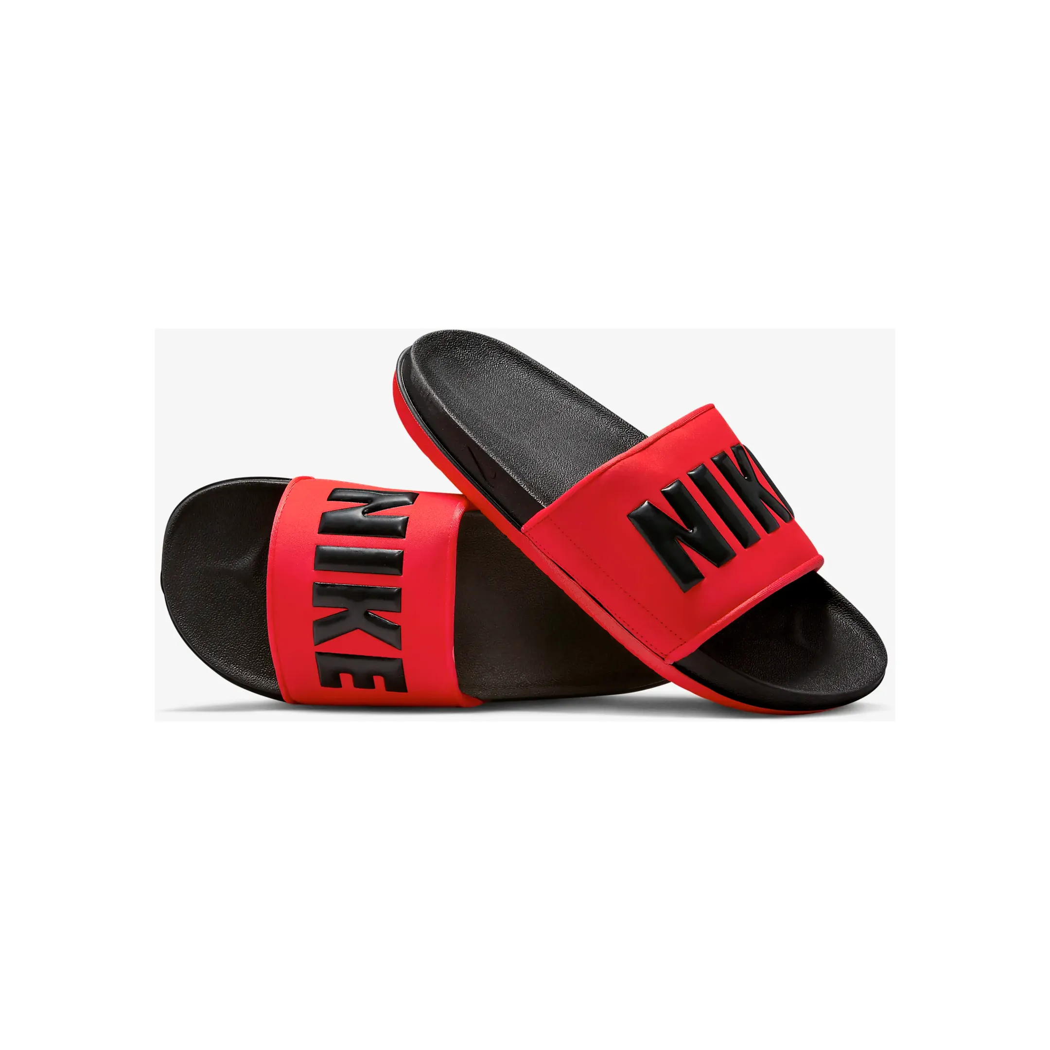 Nike Men's Offcourt Slides - Black / University Red