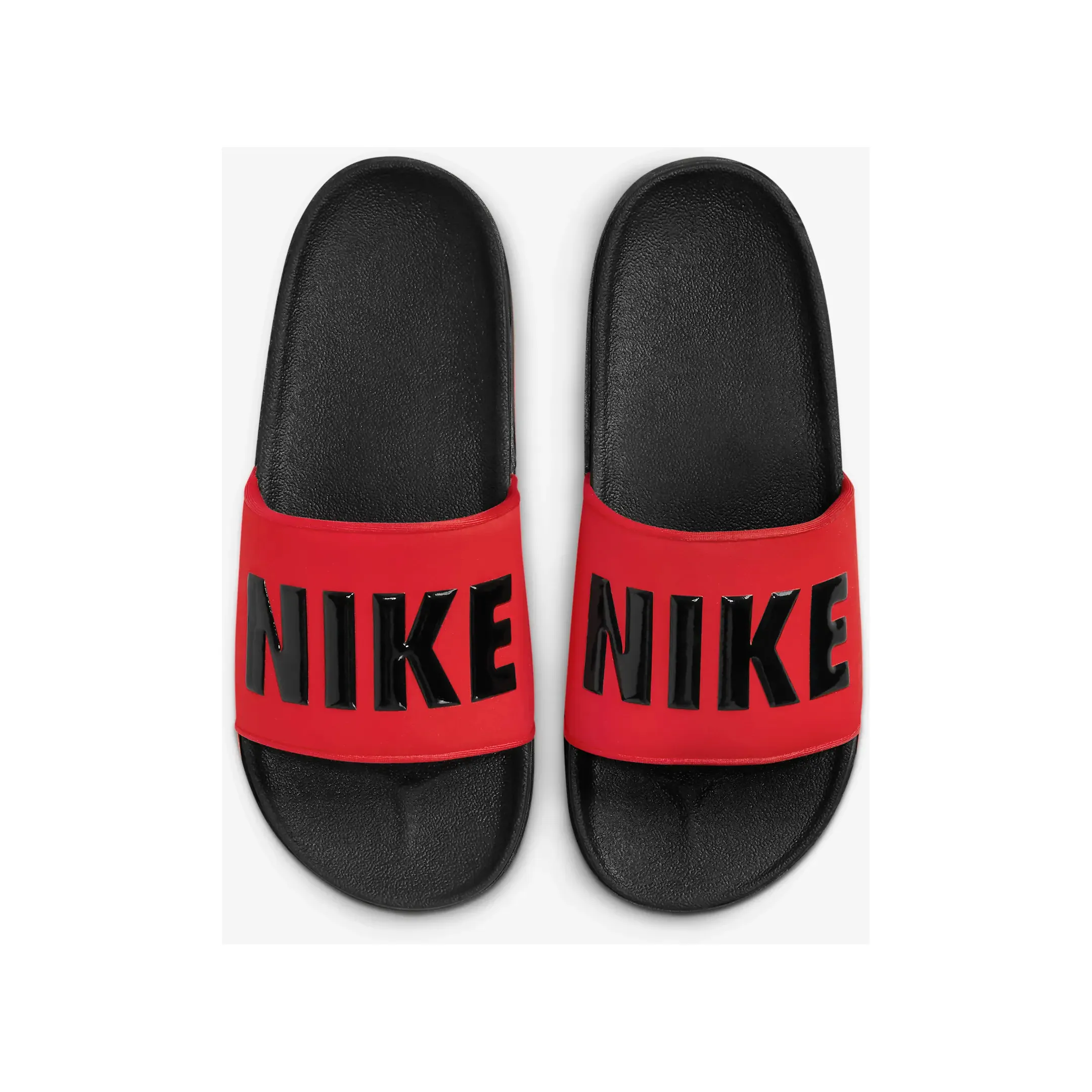 Nike Men's Offcourt Slides - Black / University Red