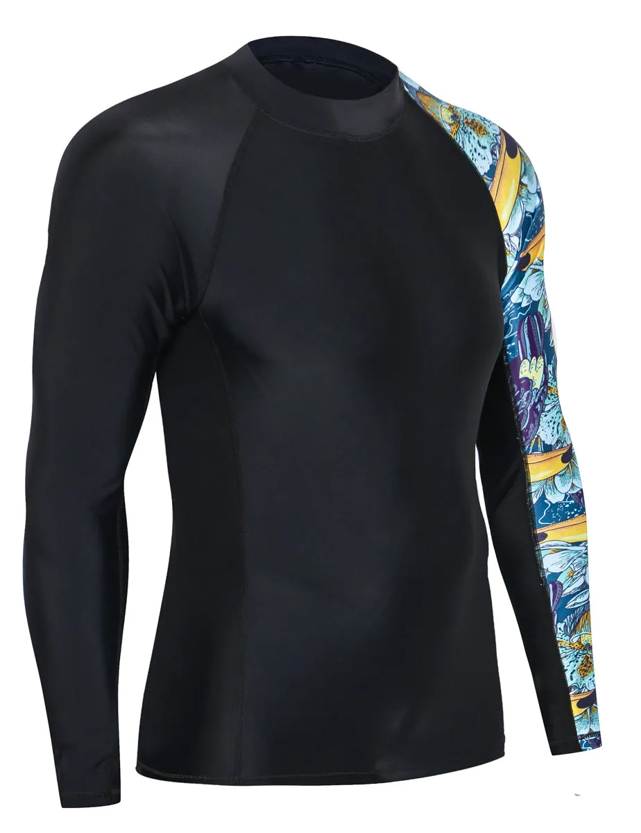 One for All Essential Long-Sleeves Rash Guard Champ - Hey Toucan