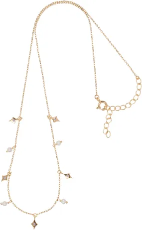 Pearl and Iolite Necklace