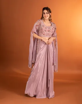 Pearl Pink Draped Draped Fusion Set