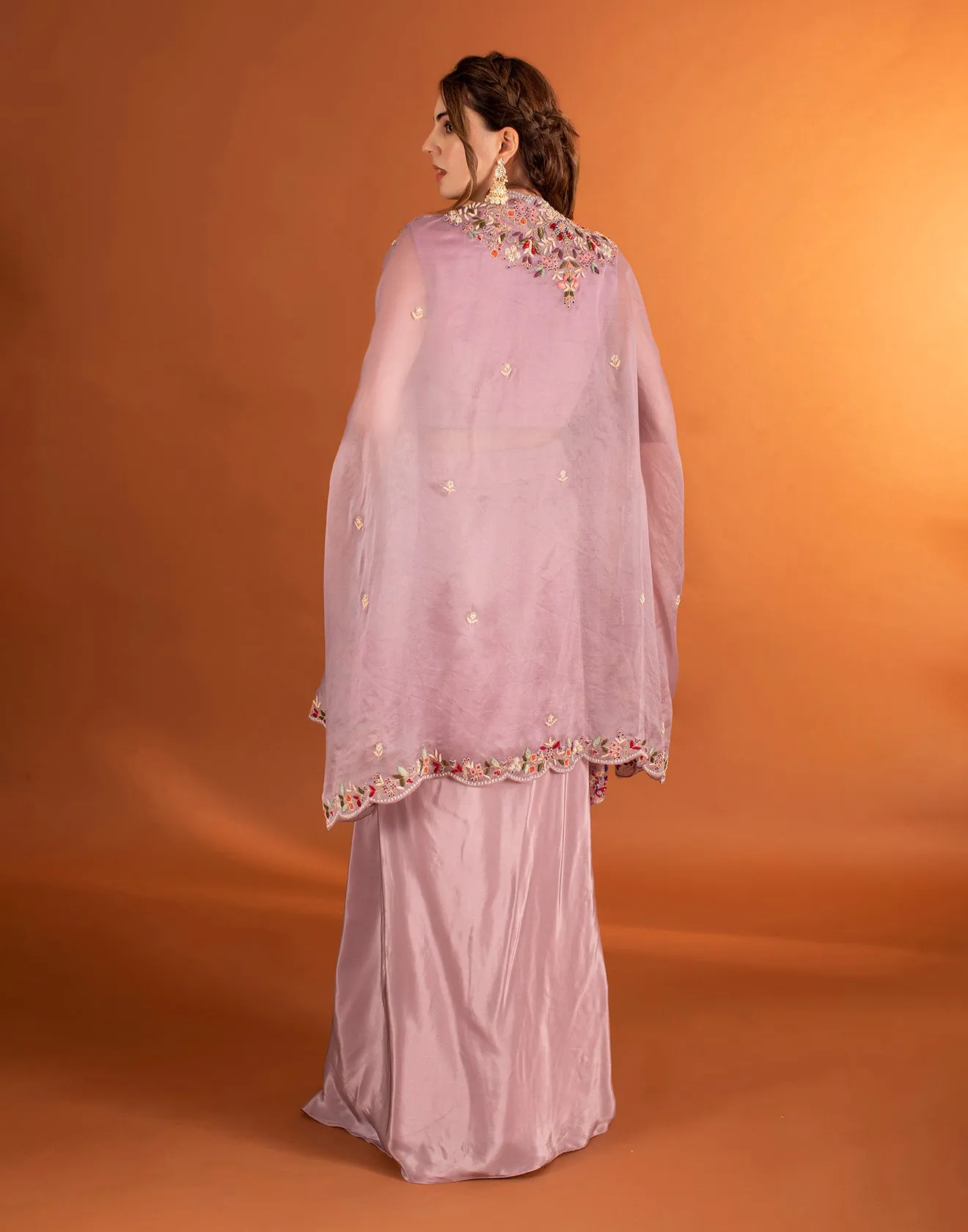 Pearl Pink Draped Draped Fusion Set