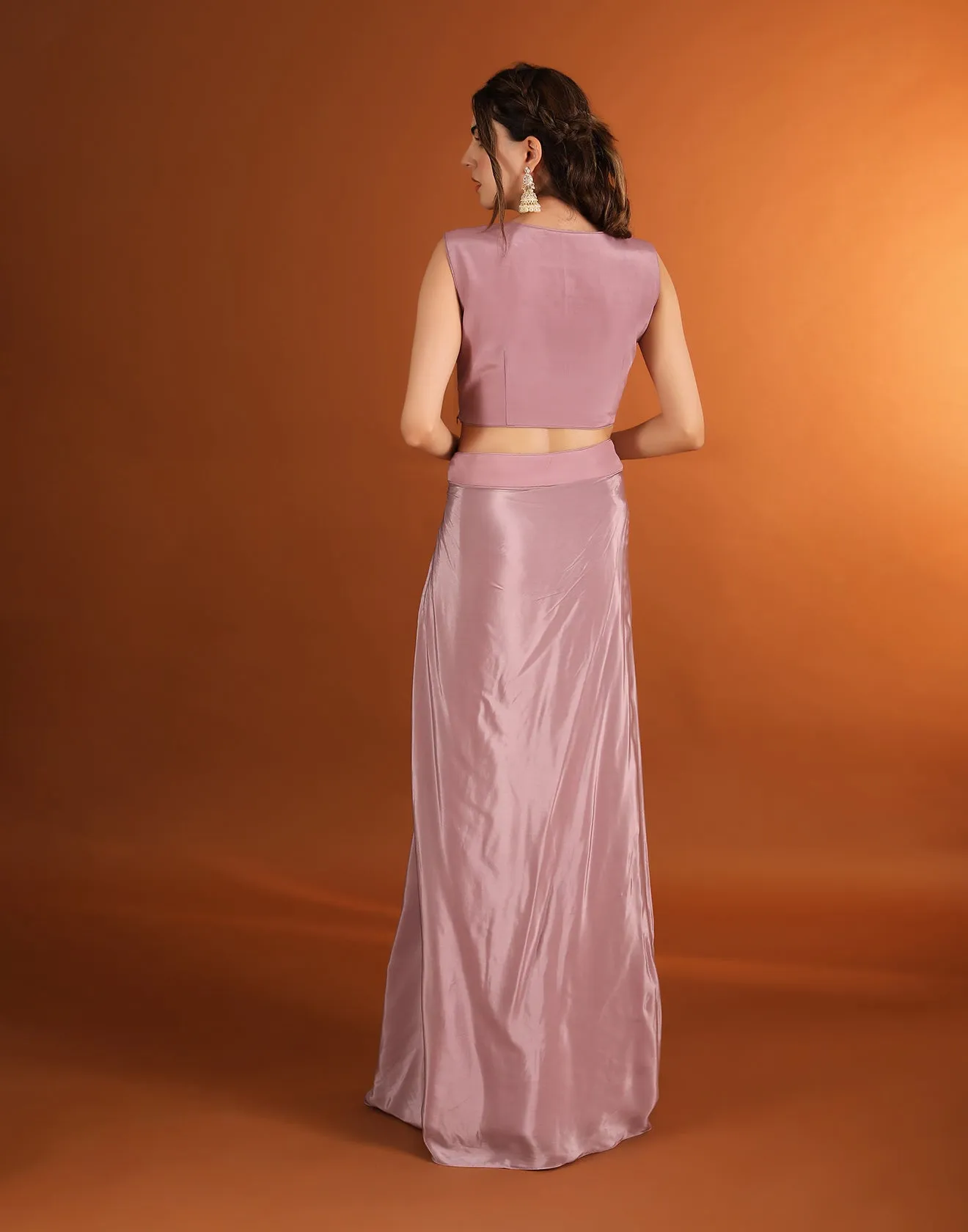Pearl Pink Draped Draped Fusion Set