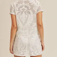 Pearly Paige Mini Skirt
