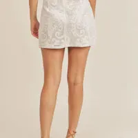 Pearly Paige Mini Skirt