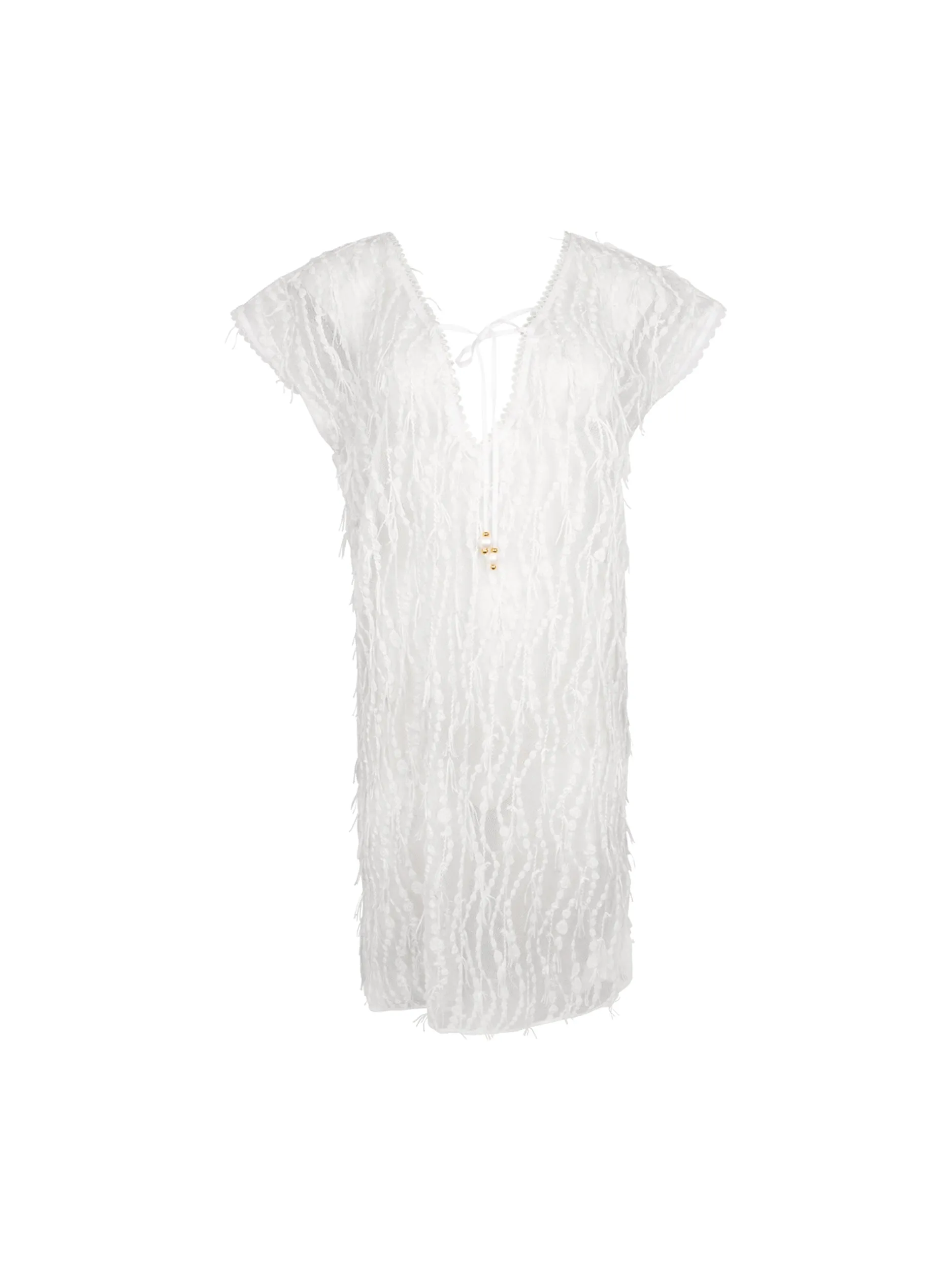 Perles Nacrées White Tunic