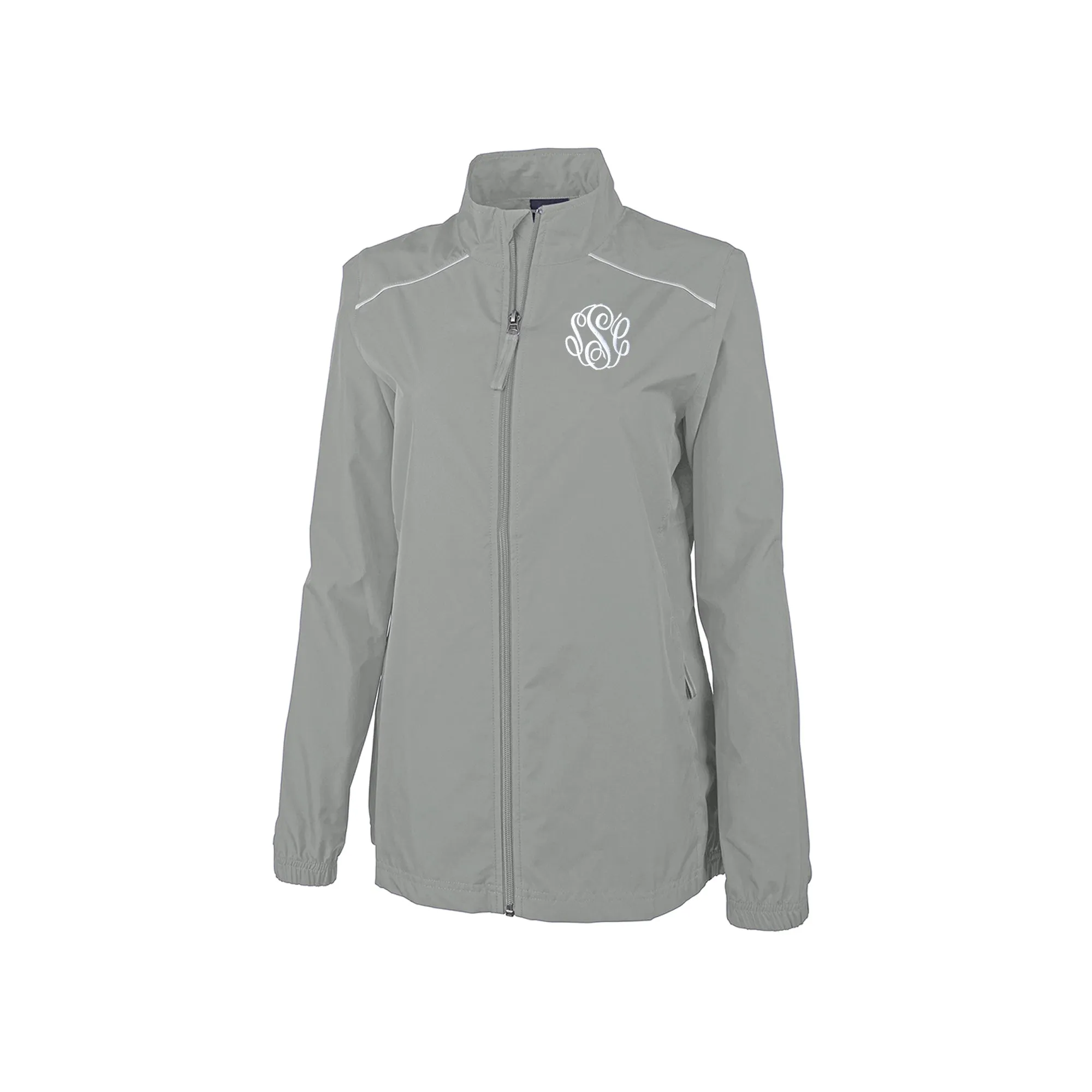 Personalized Ladies Skyline Pack-N-Go Full Zip Jacket with Monogram