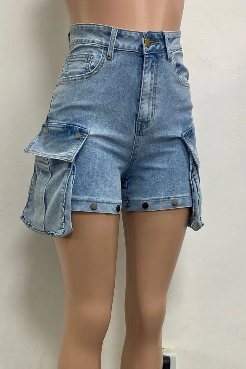 PK0396 Removable Denim Jeans