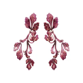 Plum Pietrina Earrings