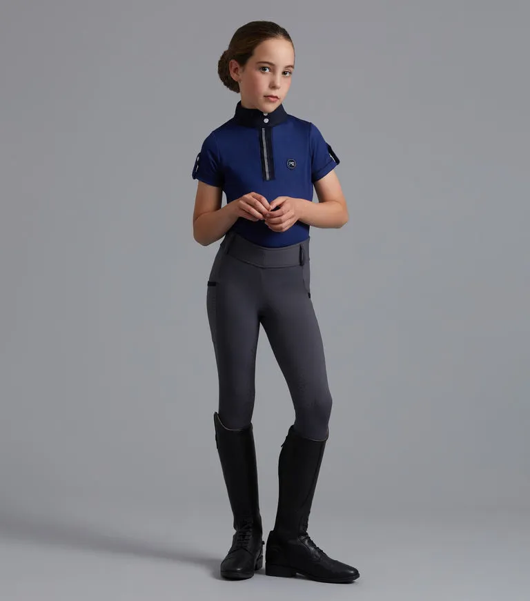 Premier Equine Concerto girls riding tights (navy, grey or black)