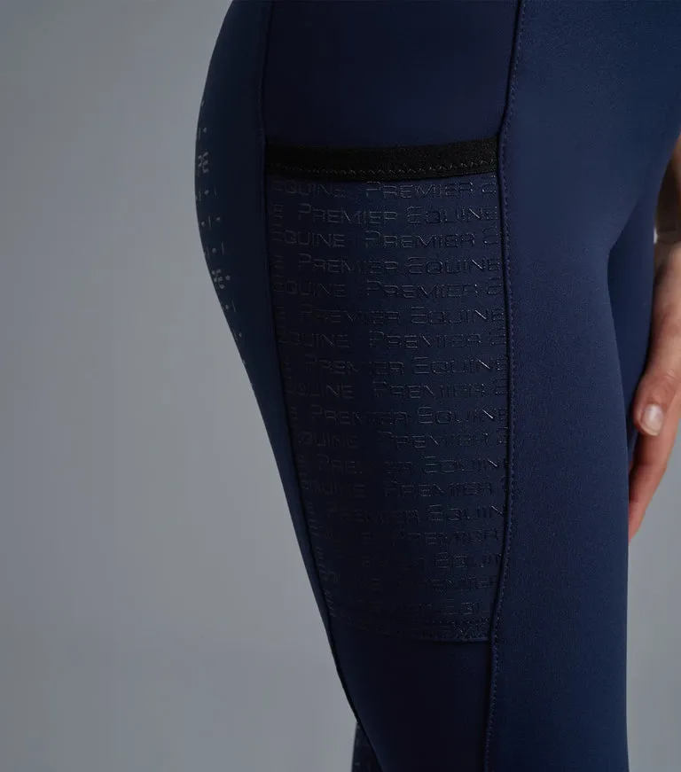 Premier Equine Concerto girls riding tights (navy, grey or black)