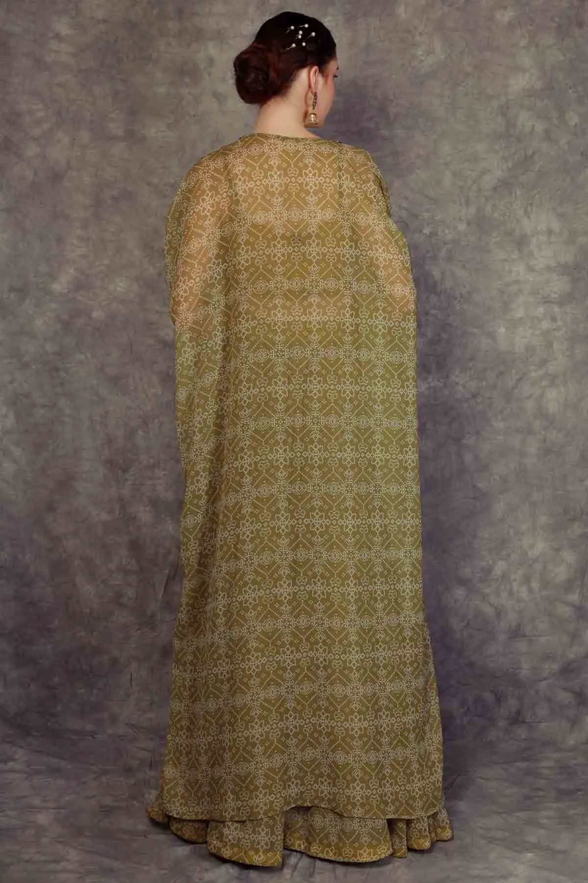 Printed Lehenga Cape Set