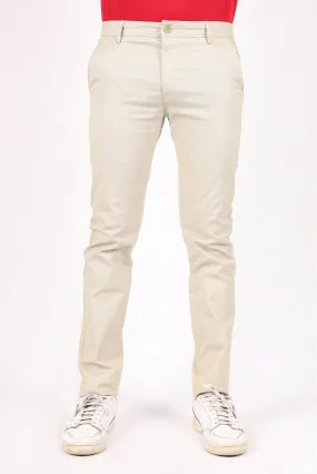 PRINTED SLIM FIT COTTON PANTS
