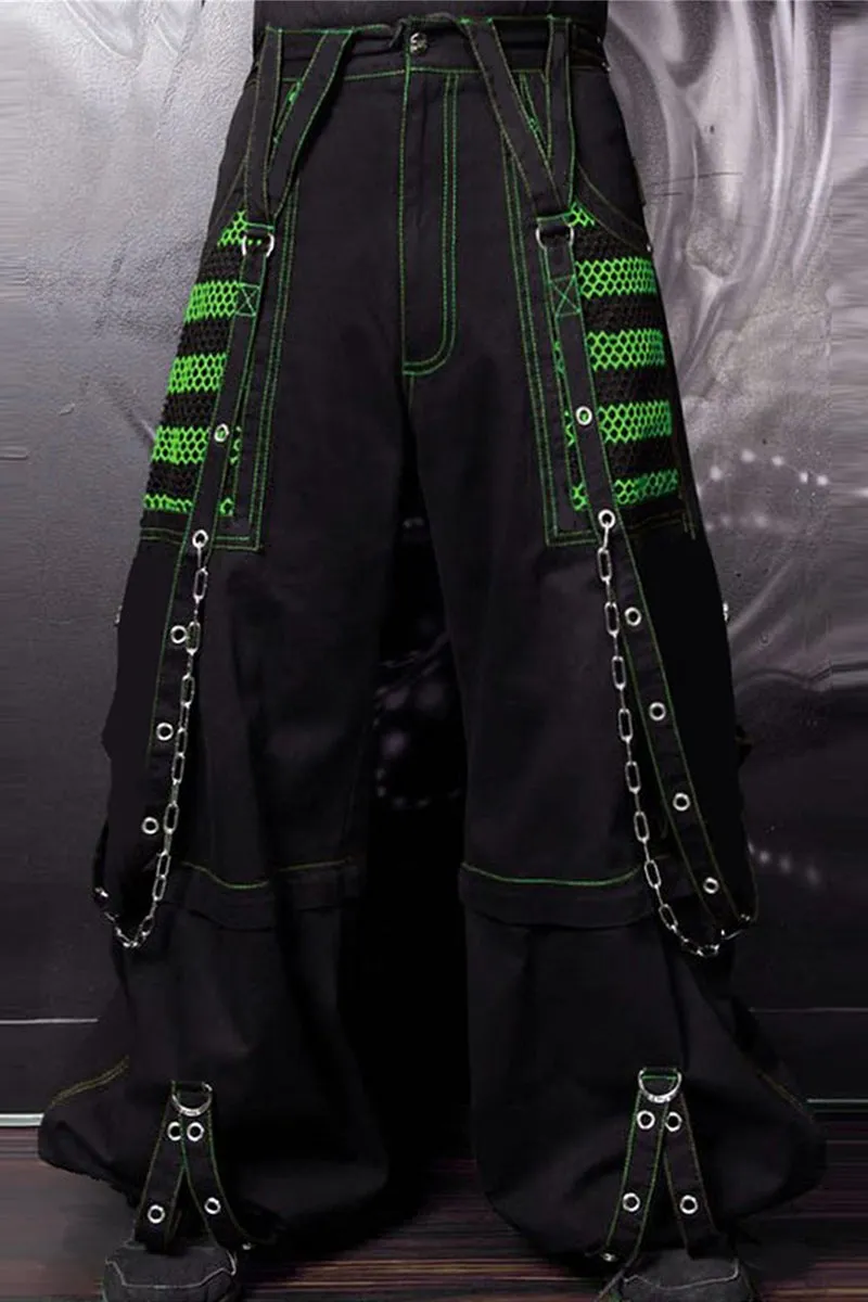 PT3097 Chain Strap Wide Leg Pants