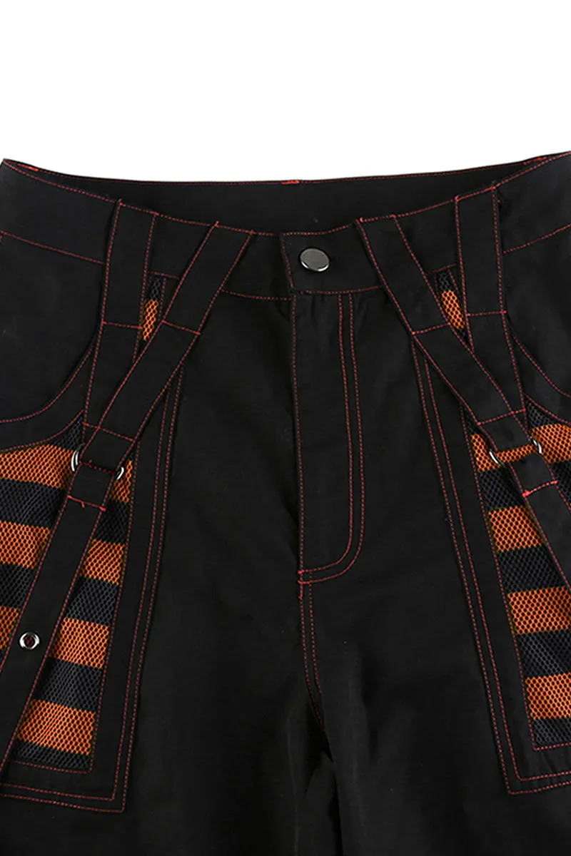 PT3097 Chain Strap Wide Leg Pants