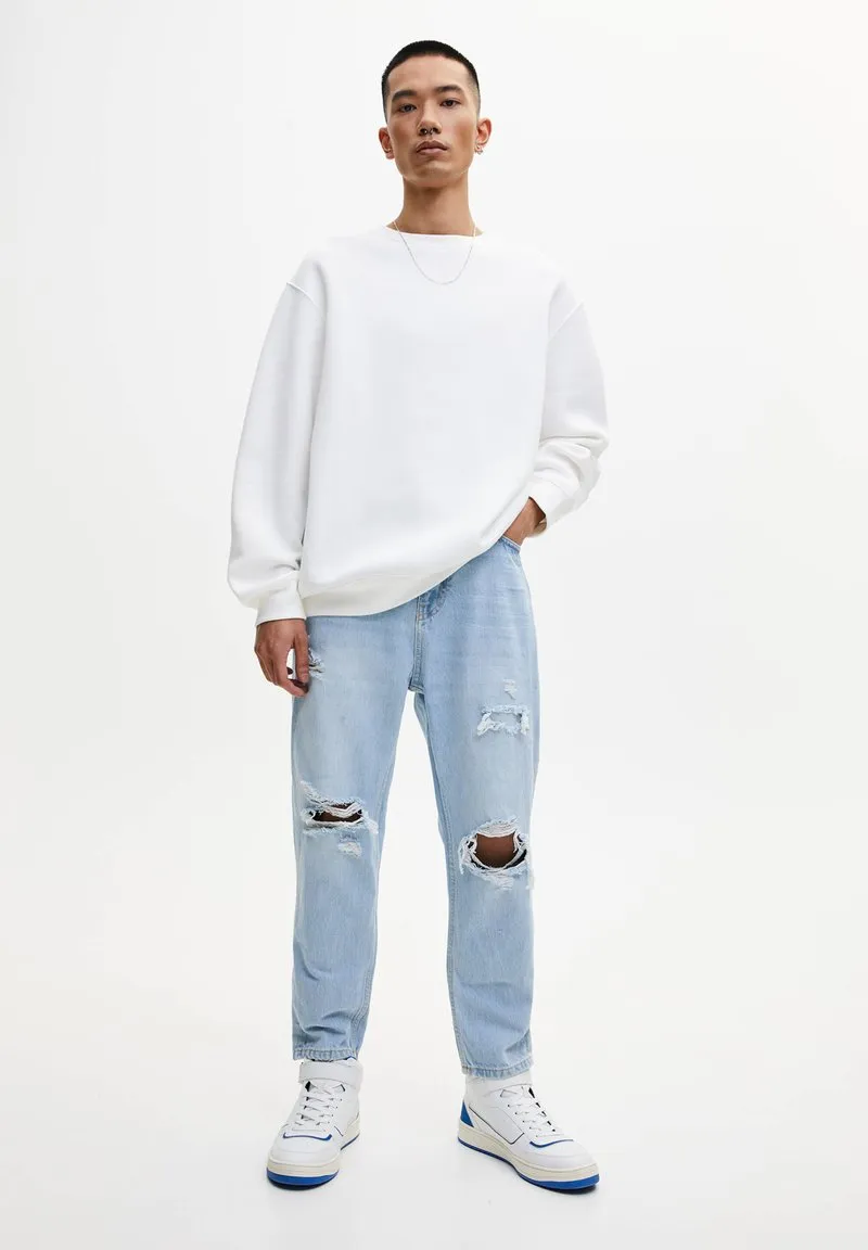 Pull & Bear Boyfriend Jean - Blue sky