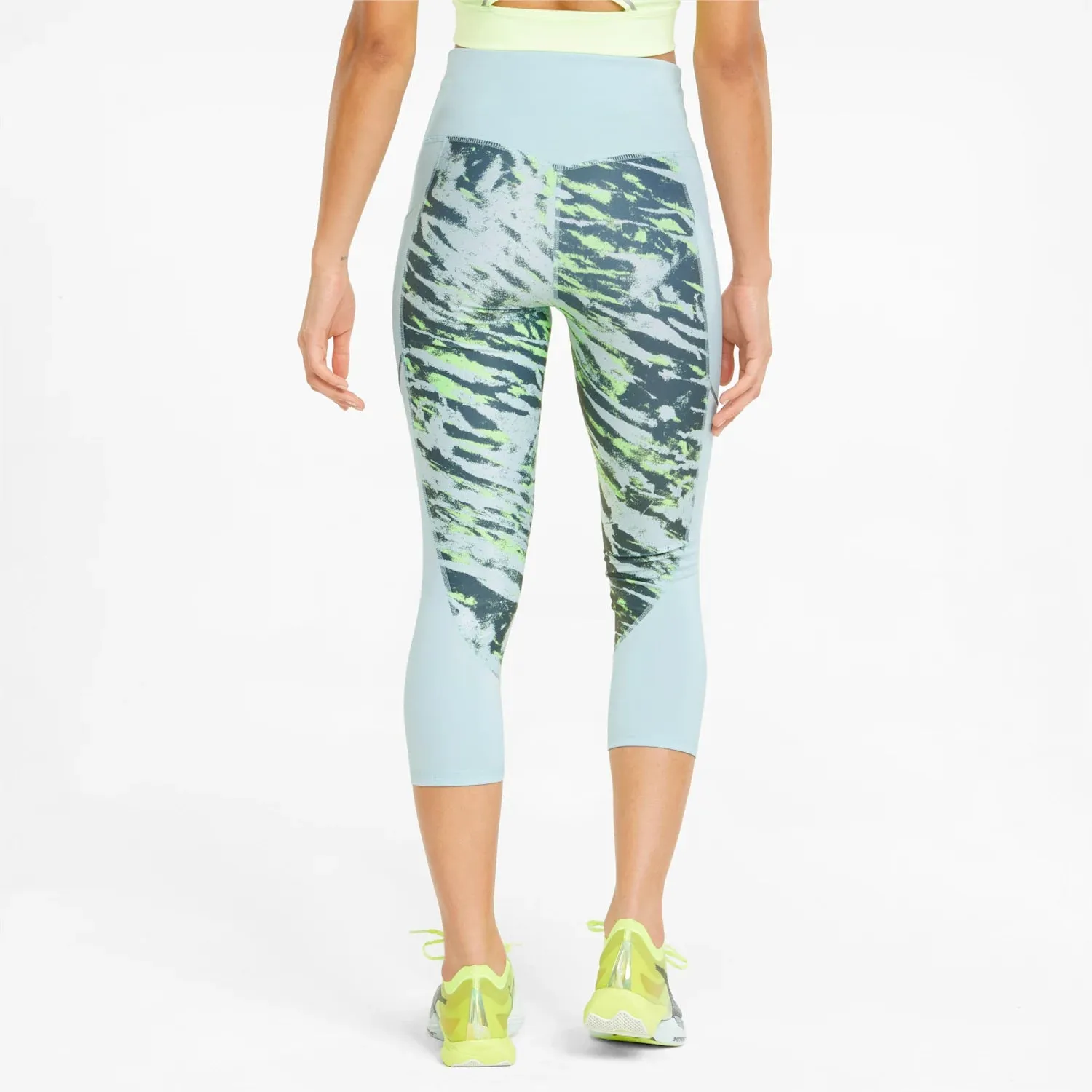 Puma Women 5K Graphic High Waisted 3/4 Running Tights