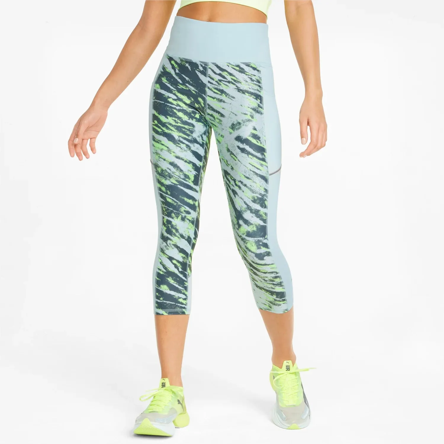 Puma Women 5K Graphic High Waisted 3/4 Running Tights