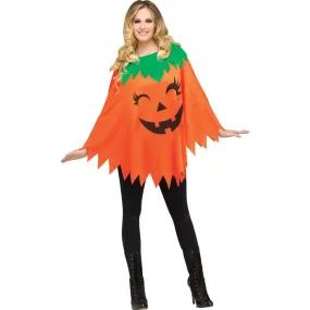 Pumpkin Poncho - Adult