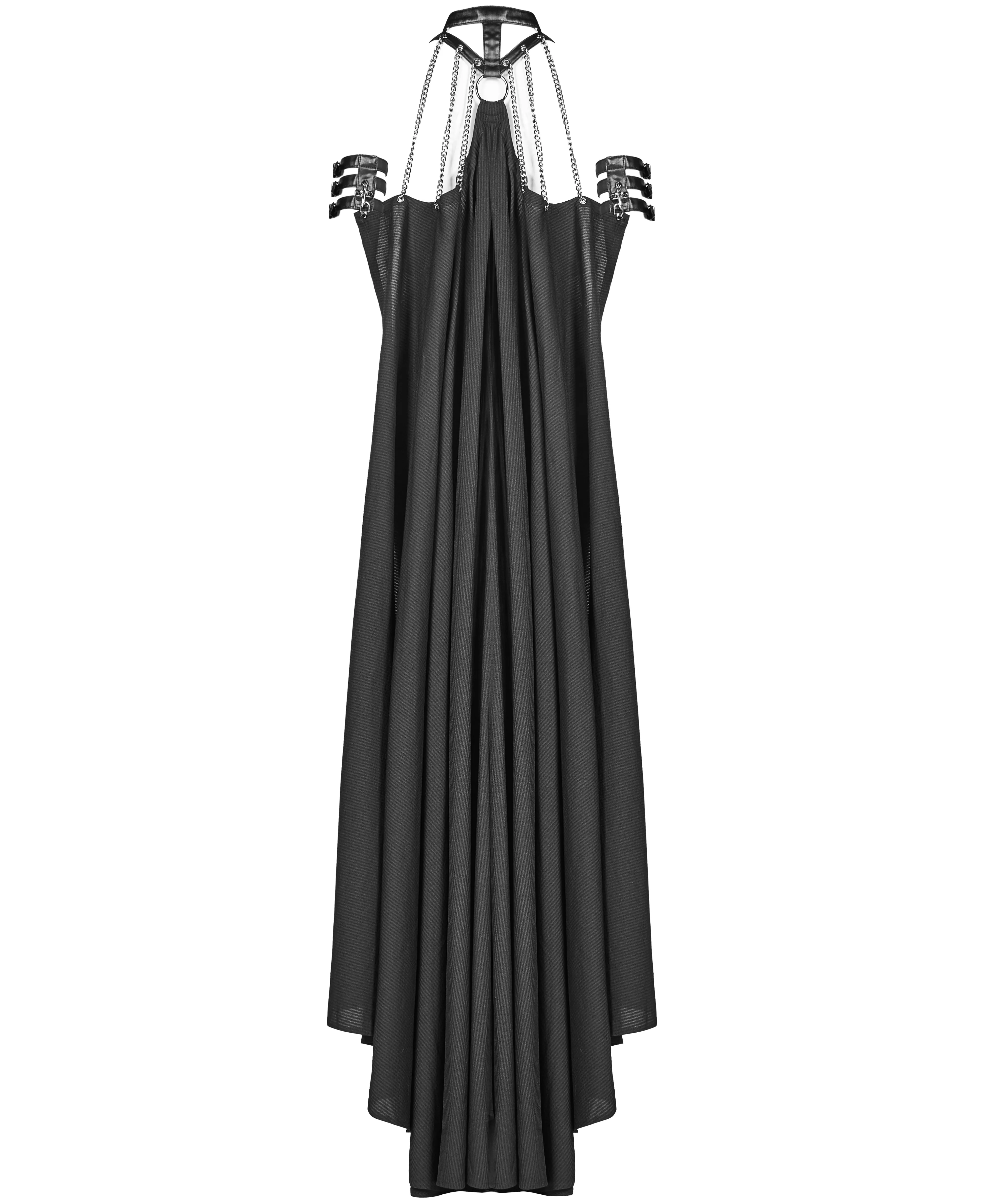 Punk Rave HellFire Womens Chained Harness & Cape