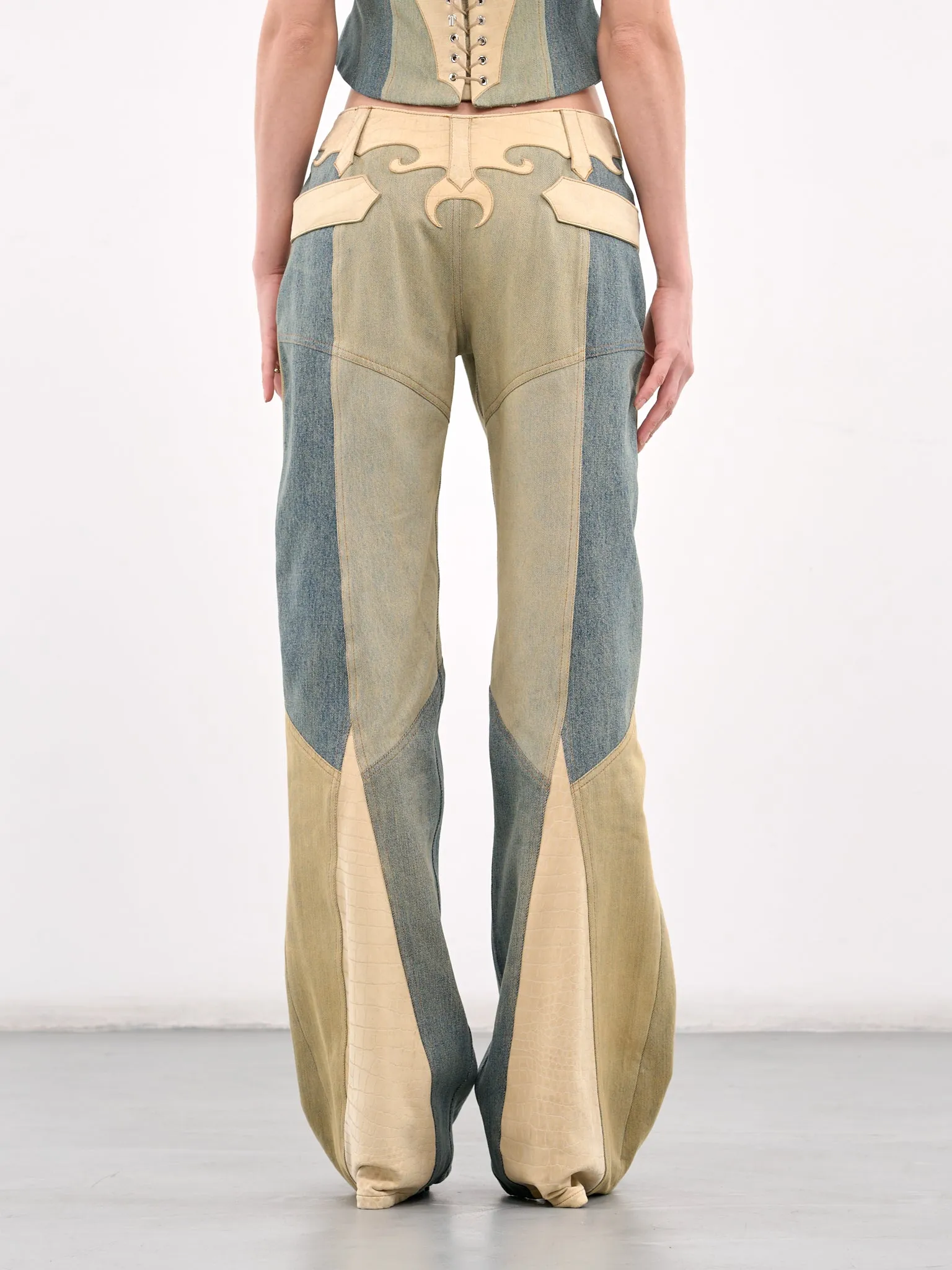Regenerated Denim Jeans (WPA152A-UDEN0011-SAND)