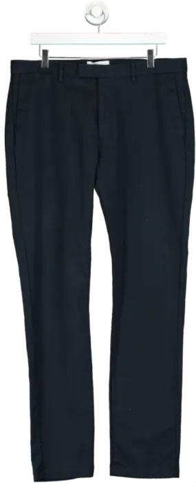 Reiss Blue Slim-Fit Stretch Chinos UK W36