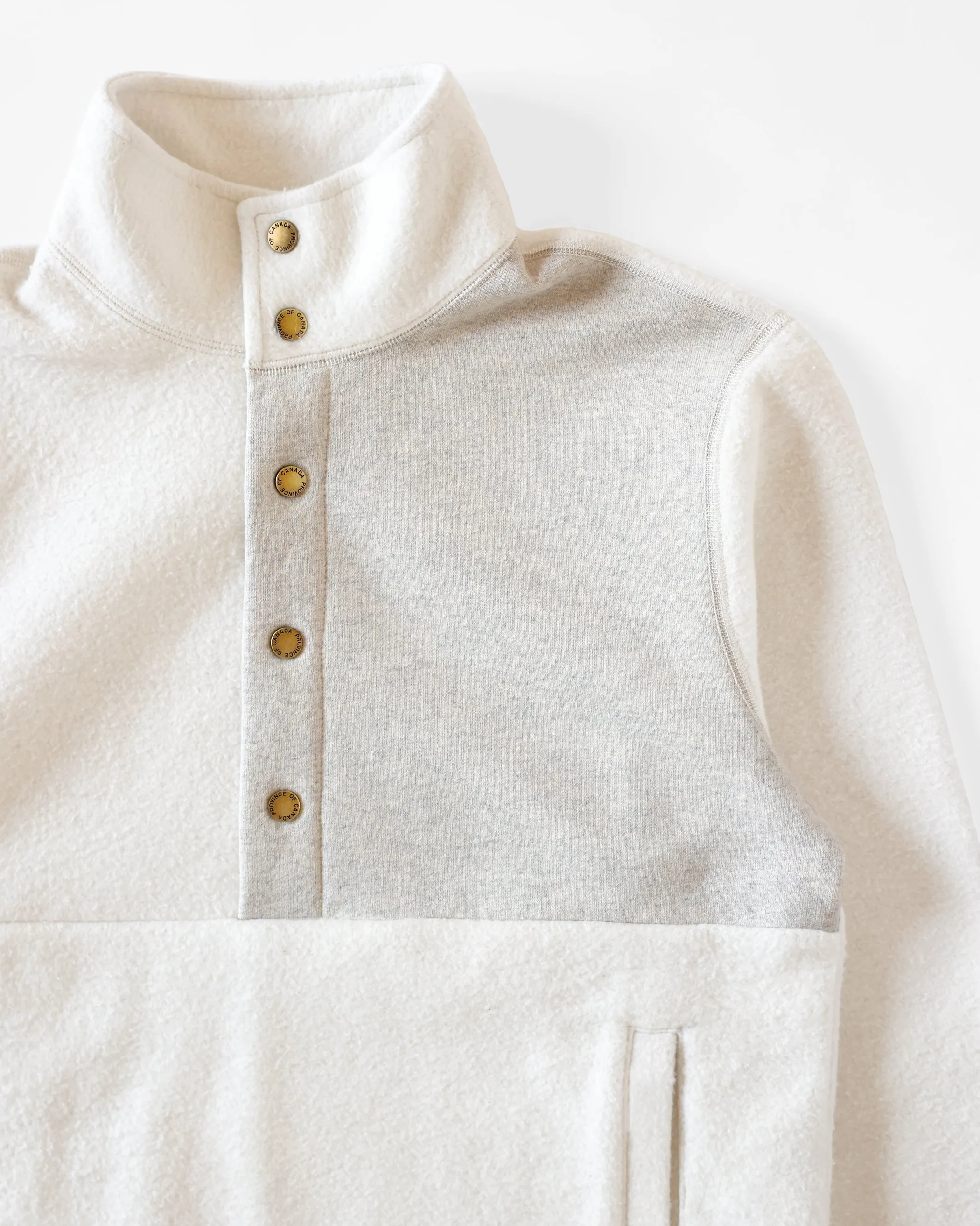 Reverse Fleece Pullover Eggshell - Unisex