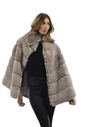 Rex Rabbit Poncho with buttons