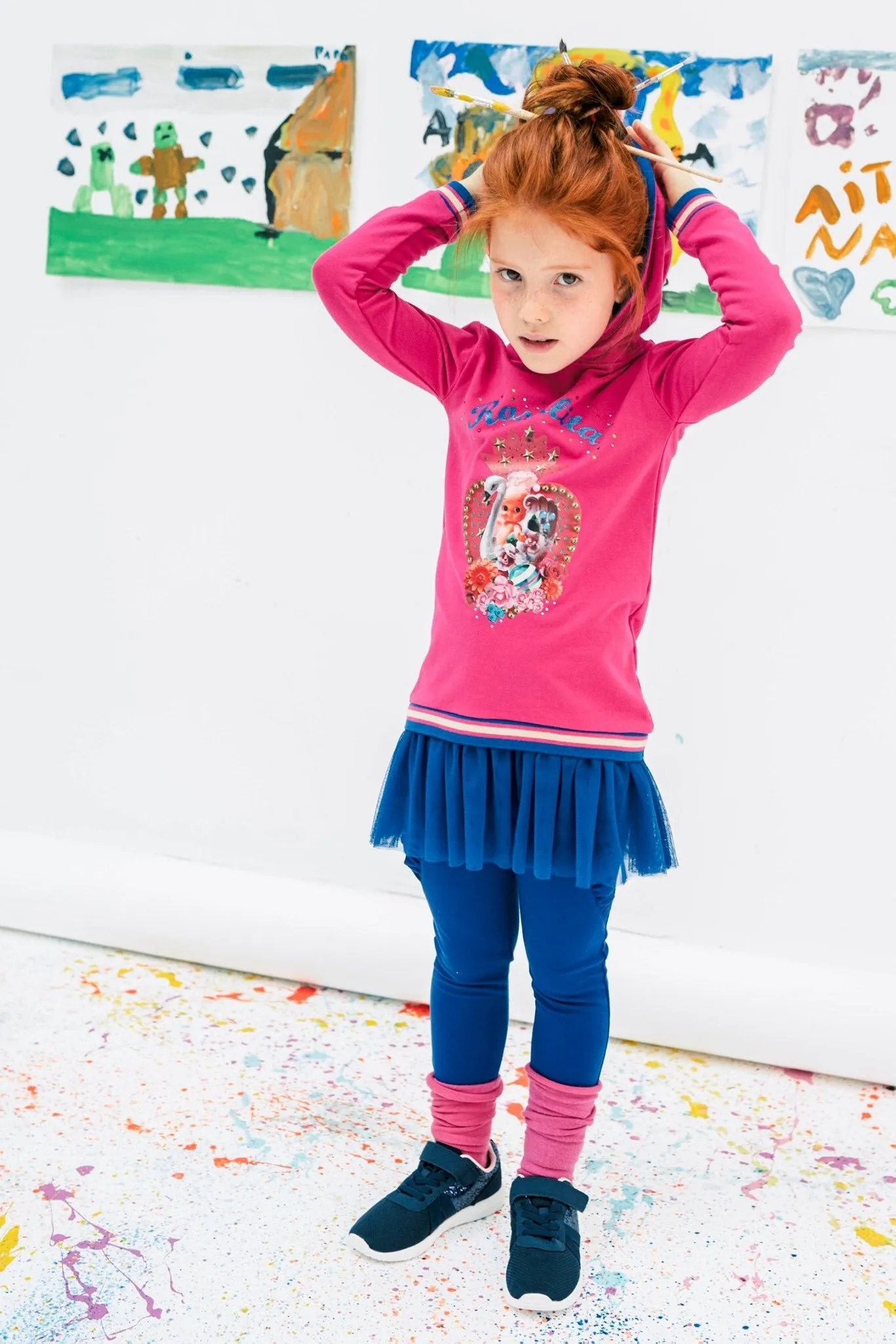 ROSALITA SENORITAS Jungfrau Girls Hoodie Sweater Dress - CLEARANCE SALE