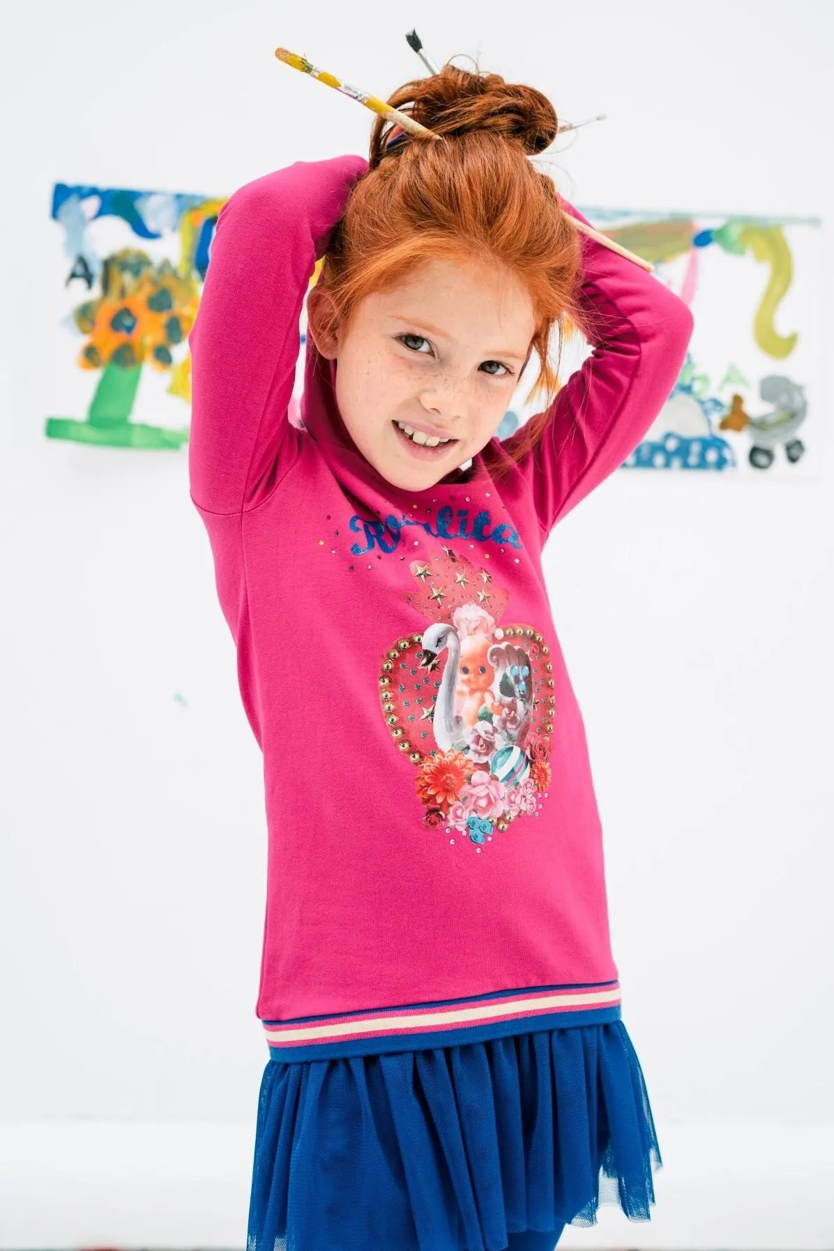 ROSALITA SENORITAS Jungfrau Girls Hoodie Sweater Dress - CLEARANCE SALE