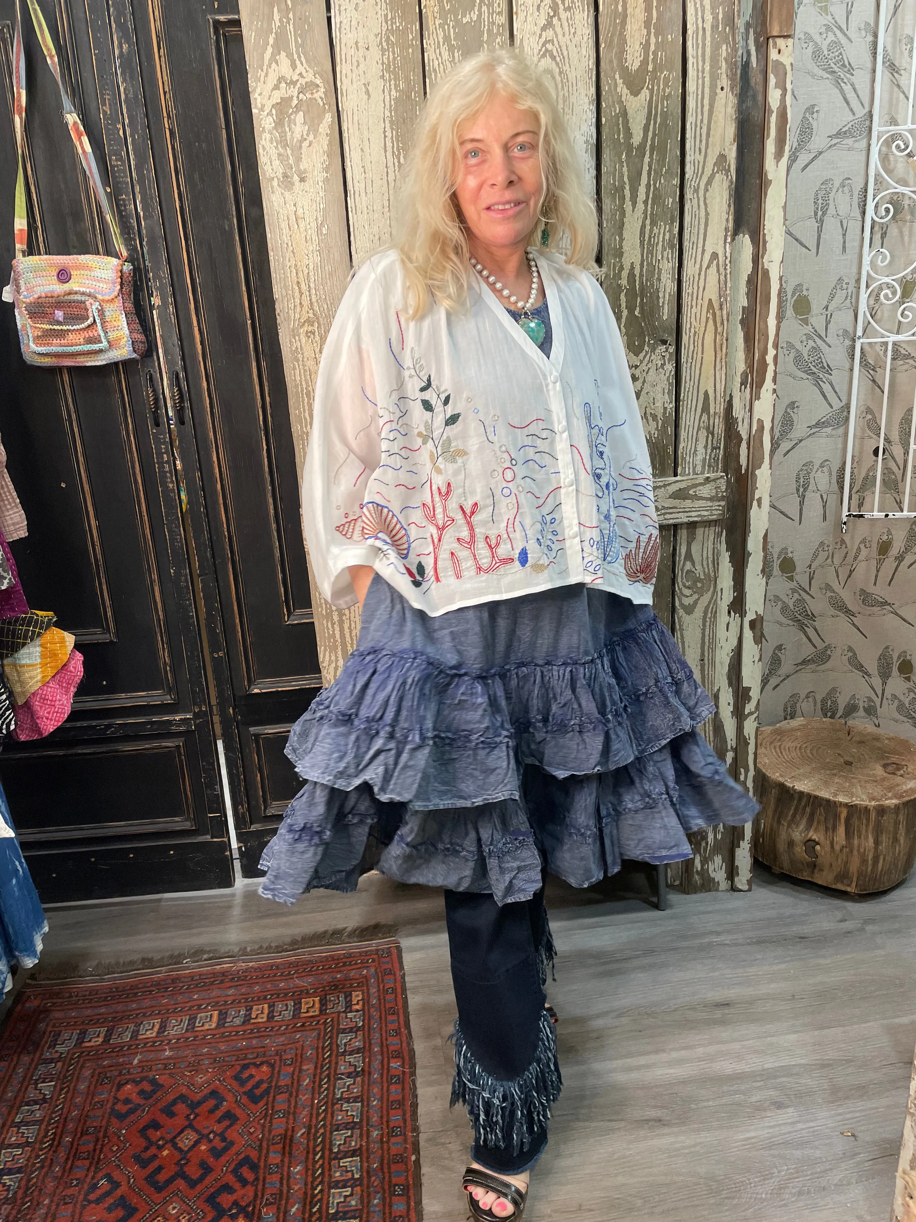 Ruffle Dress by Paper Lace