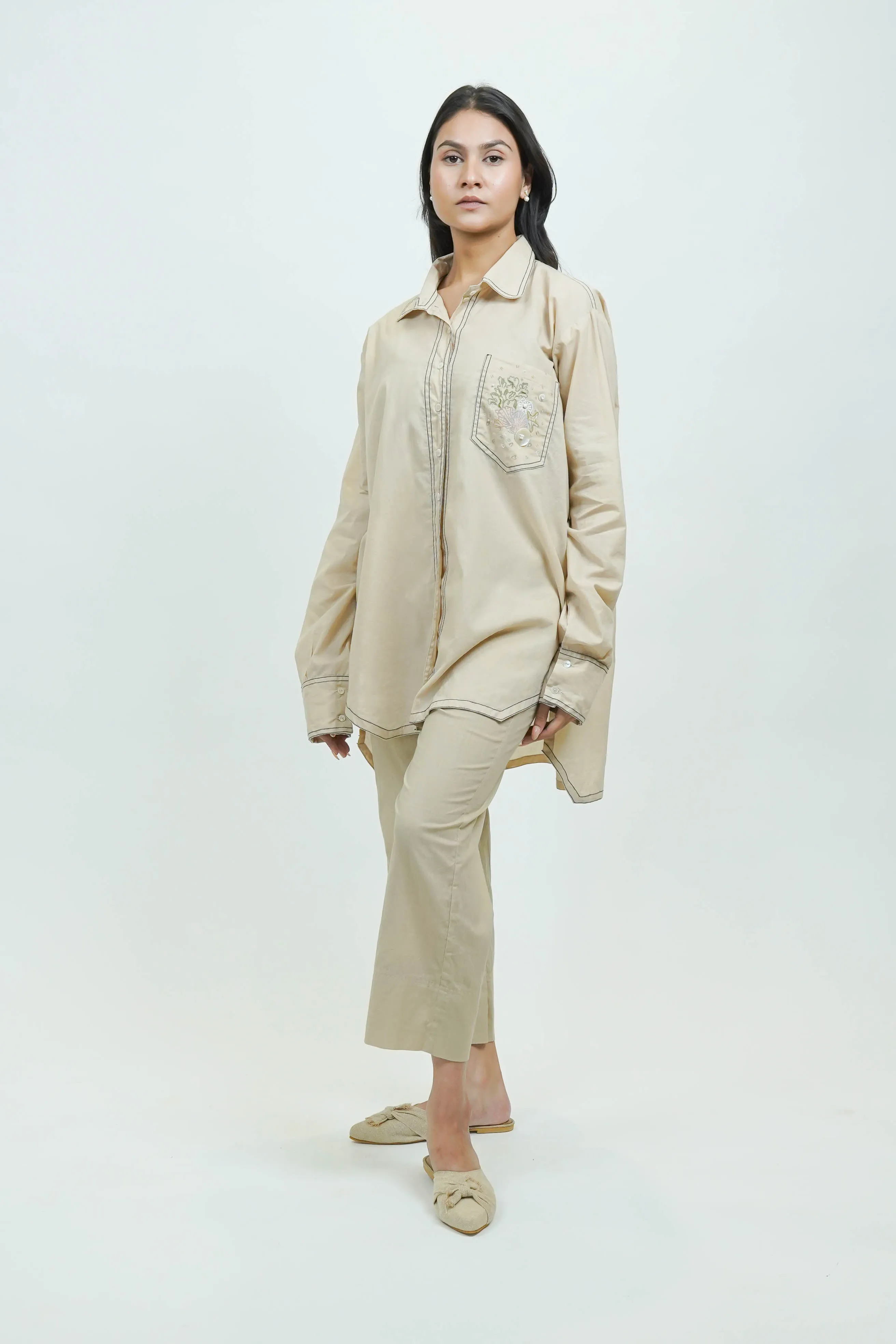 S0026 - Ivory Cotton Pants